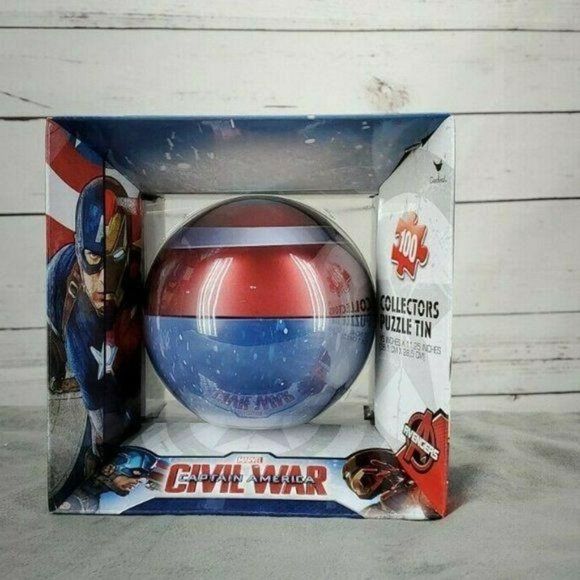 100 Pieces Puzzle Captain America‎ Civil War Marvel - Picture 1 of 7